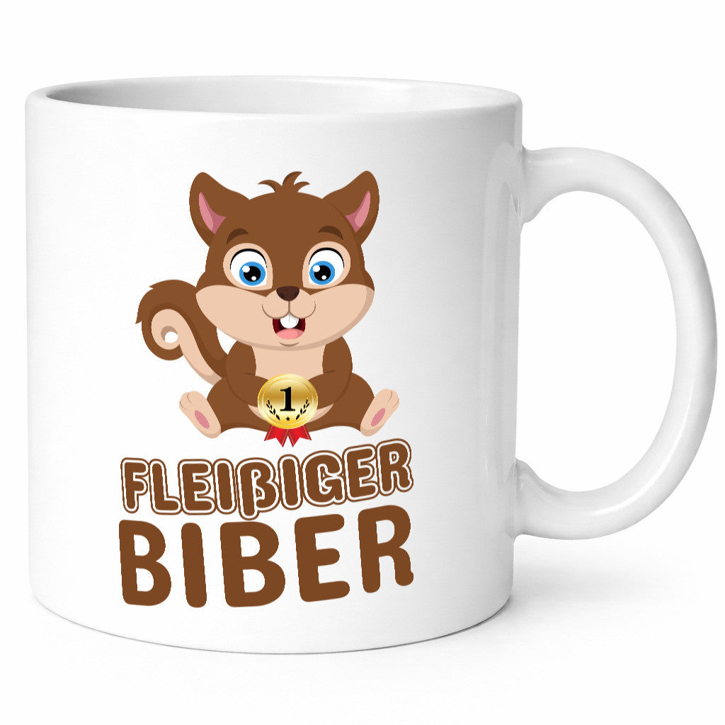 Fleißiger Biber | Motiv Tasse Kinder Geburtstag lustig Geschenkidee Geschenk