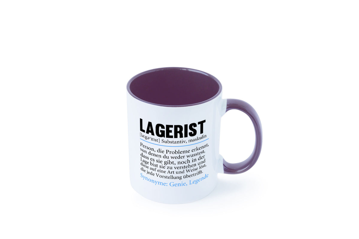 Lagerist | Spruch Beruf Lageristen Lager Arbeiter lustiger Geschenk Arbeit Tasse