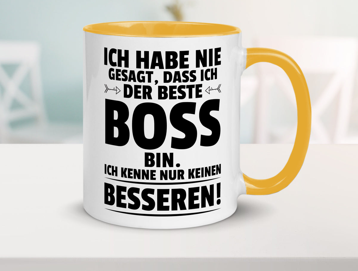 Der Beste Boss | Führungskraft Vorgesetzter lustiger Spruch Geschenk Humor Tasse