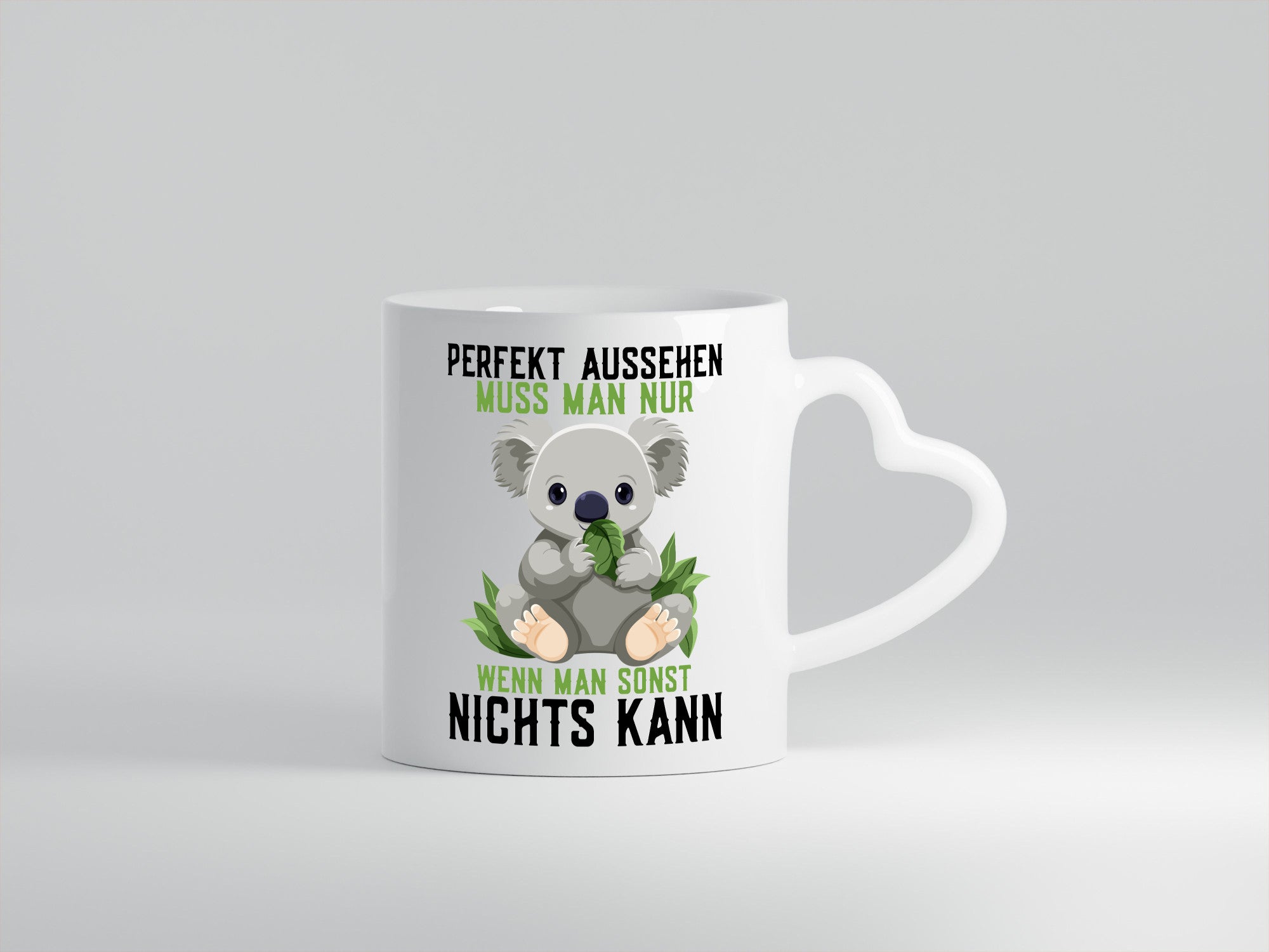 Perfekt Aussehen | Kompetenz süßer Koala Frauen lustig Humor Geschenkidee