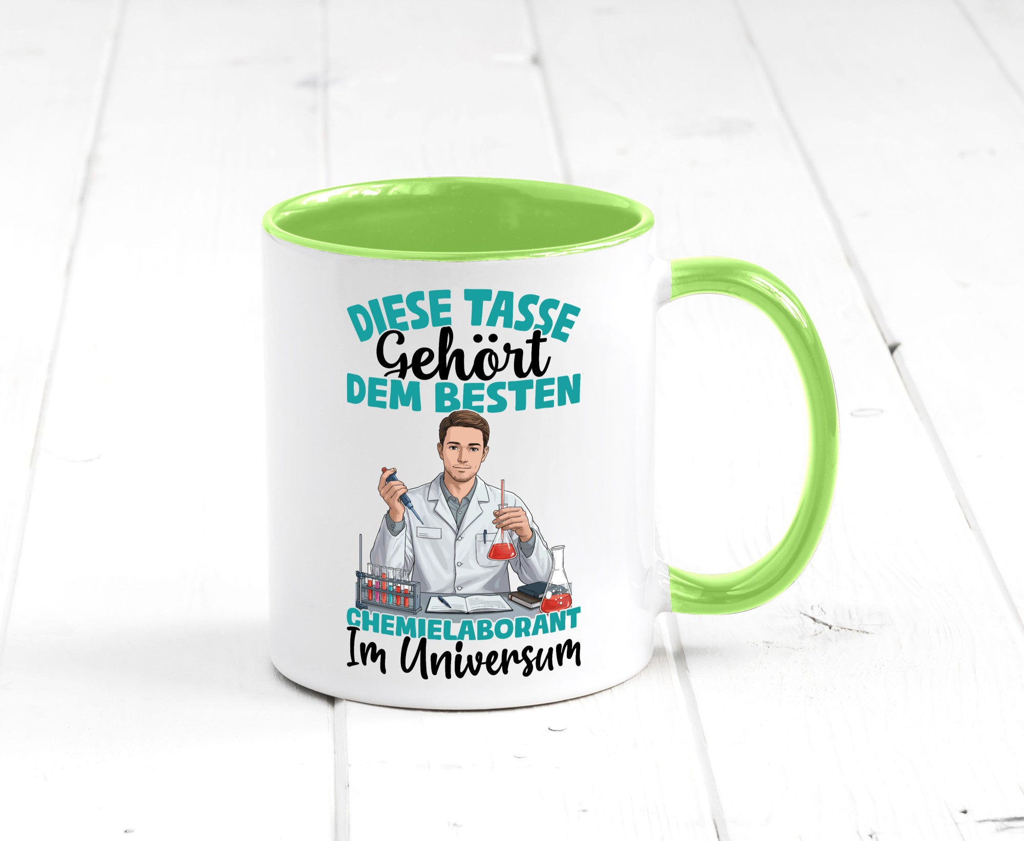 Im Universum: Chemielaborant | Laborant Chemie Humor Geschenkidee Tasse