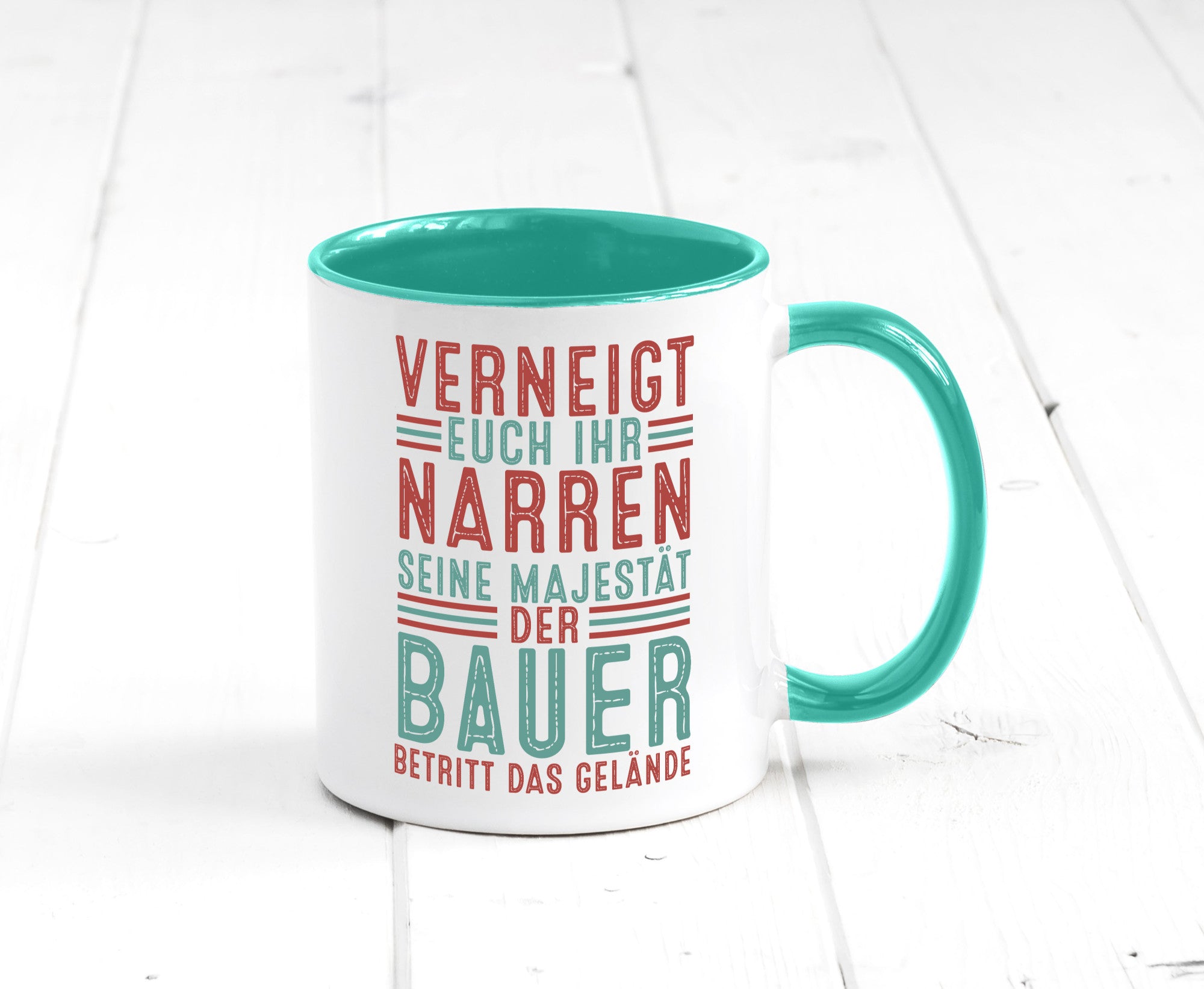 Verneigt euch: Bauer | Bauernhof Landwirtschaft v2 lustig Humor Geschenkidee