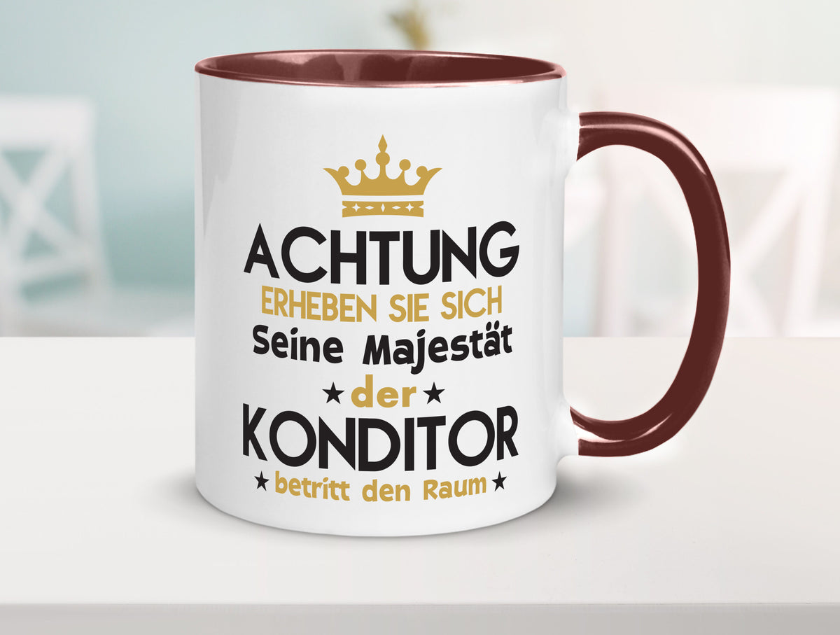 Seine Majestät Konditor | Konditorei Geschenkidee Humor Tasse