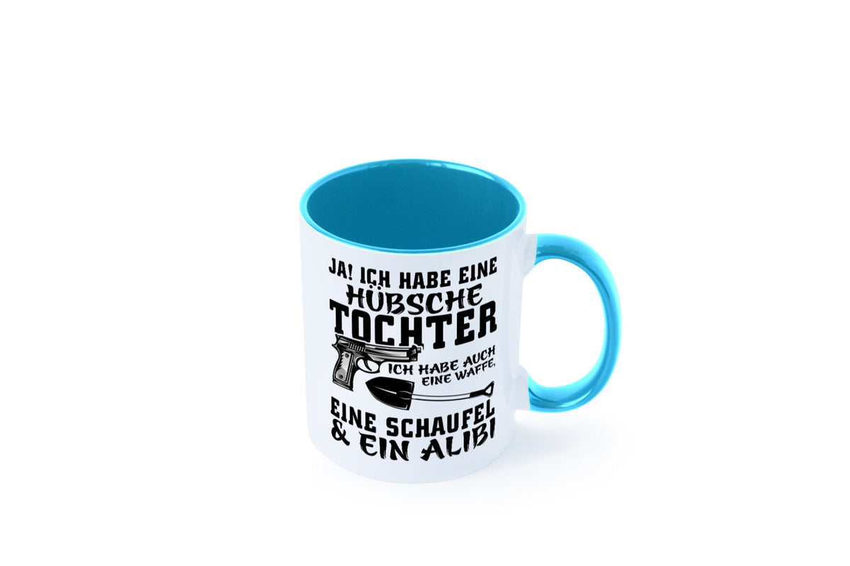 Hübsche Tochter Geschenk Familie Geschenkidee lustiger Spruch Tasse