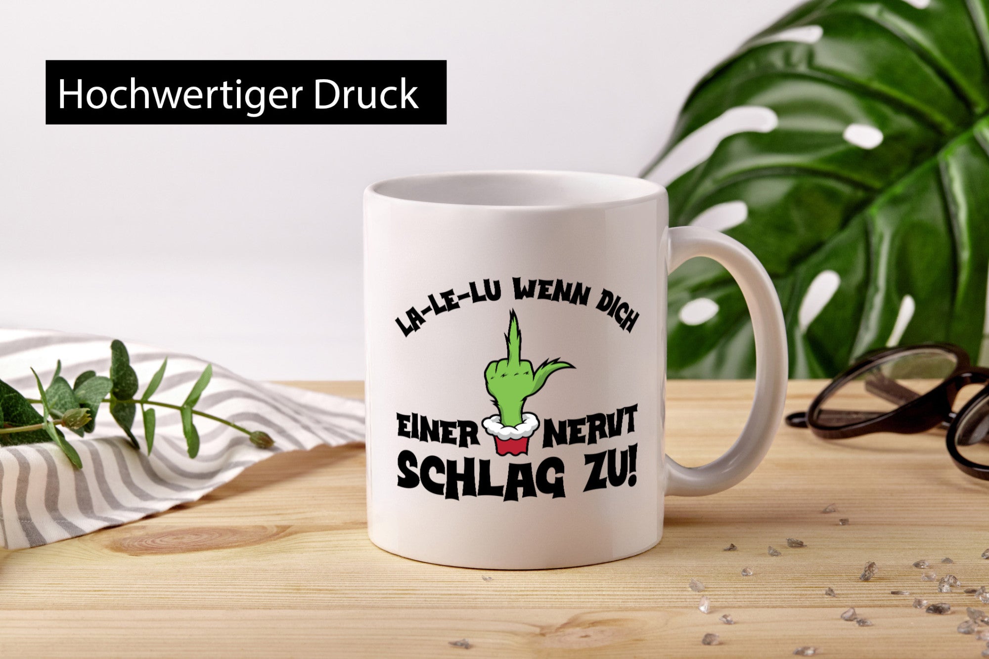 La Le Lu | Weihnachten Weihnachtsmuffel Lichter vl1 Geschenk Humor Geschenkidee