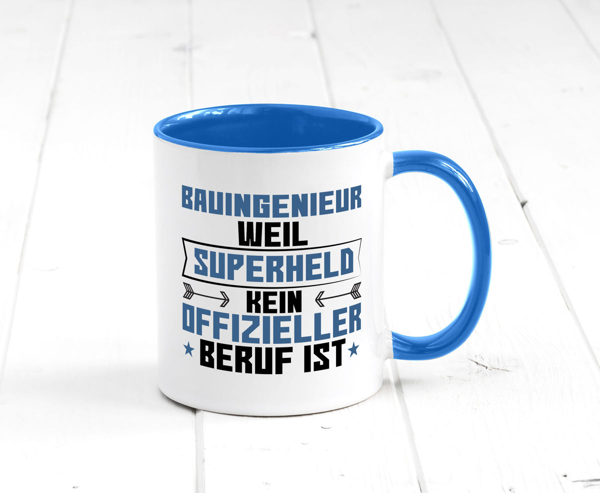 Superheld Bauingenieur | Ingenieur Humor Geschenkidee Tasse
