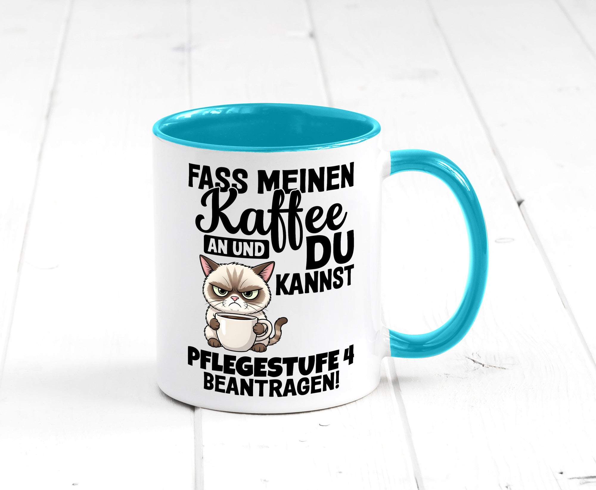 Fass meinen Kaffee an | Pflegestufe 4 Krankenschwester v3 Geschenkidee Humor