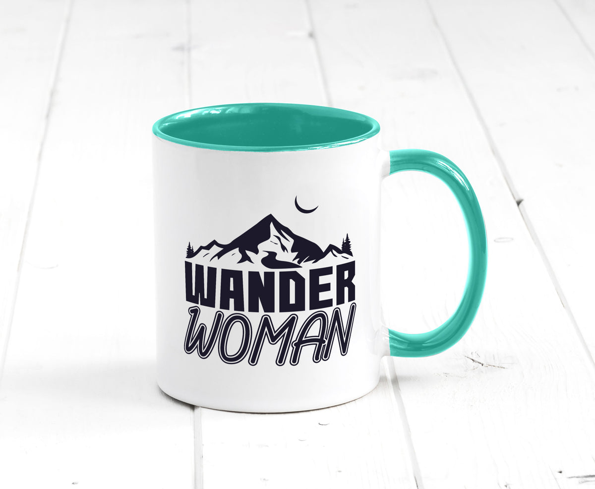 Wander Woman | Frauen Tasse Wanderer Bergsteigen lustig Familie Geschenkidee