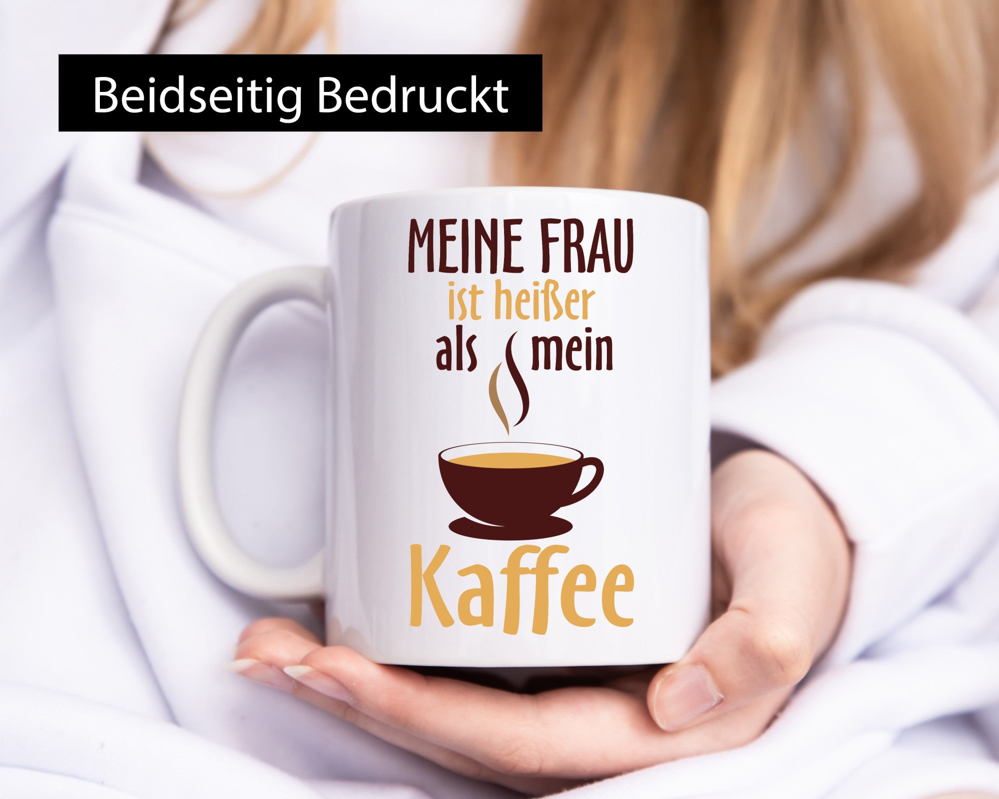 Meine Frau ist heißer als Kaffee | Ehe Partnerschaft Geschenk Humor