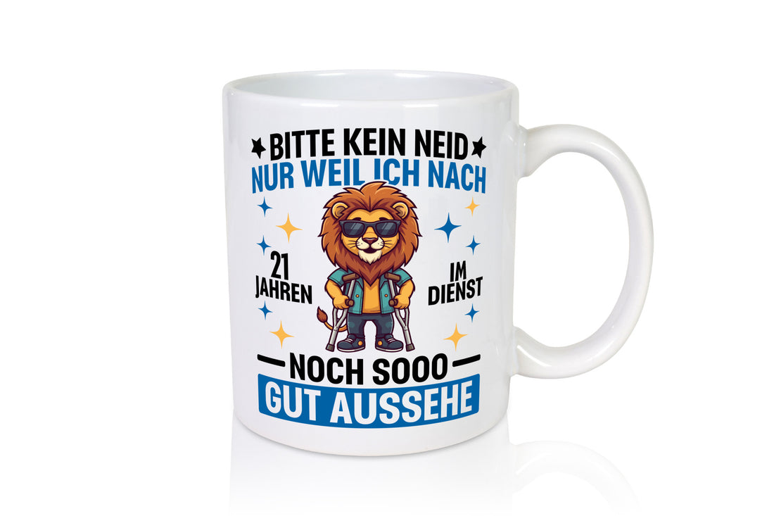 21 Jahre im Dienst | Arbeitsjubiläum Arbeit Humor Kollegen Büro Geschenkidee