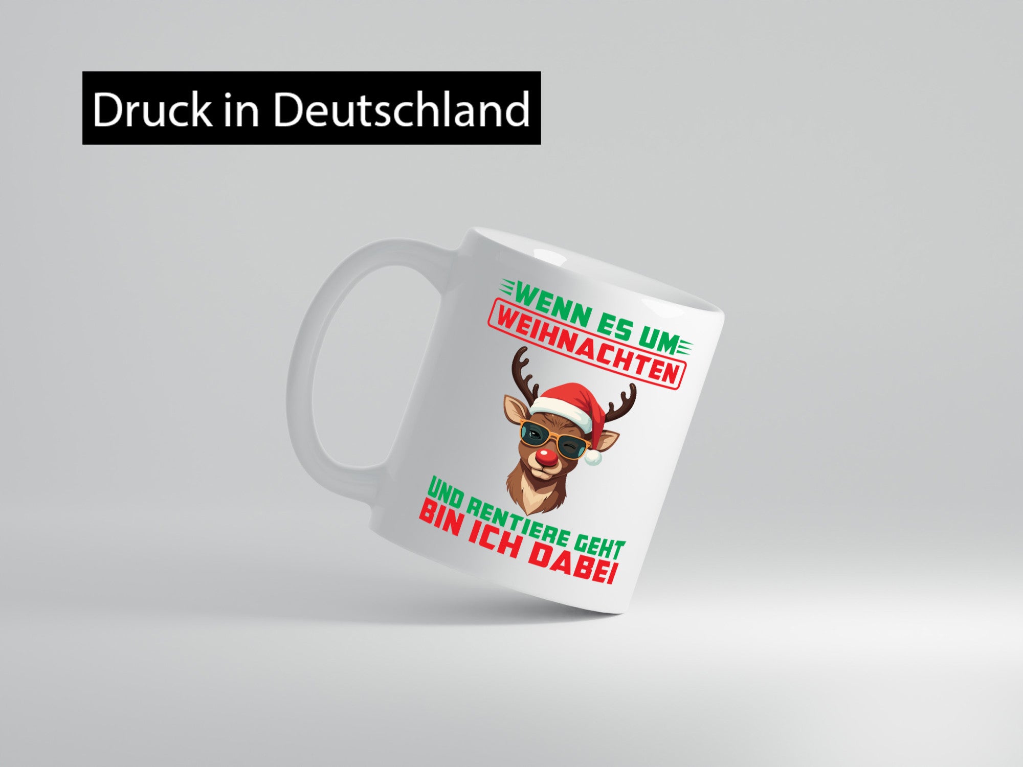 Wenn es um Weihnachten und Rentiere geht bin ich dabei v2 Geschenkidee