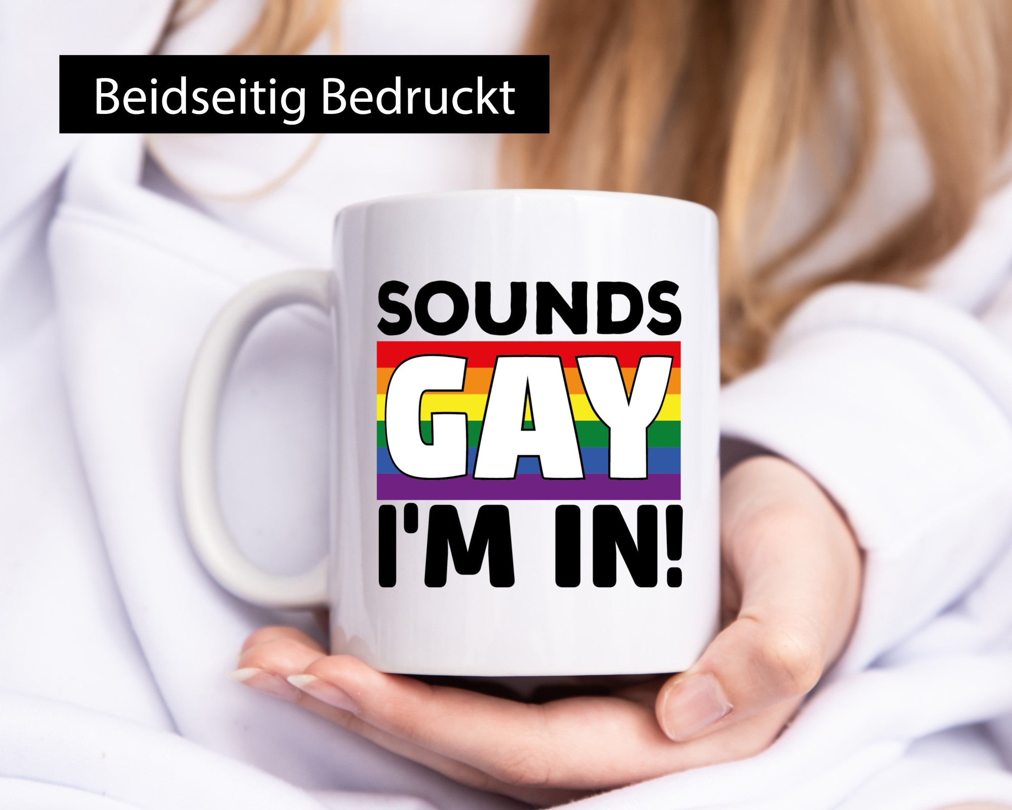 LGBTQ Tasse | Gay Spruch Regenbogen Statement Geschenk Humor Geschenkidee