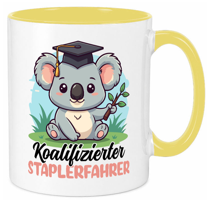 Koalifizierter Staplerfahrer | Gabelstapler Fahrer Geschenk Humor Geschenkidee