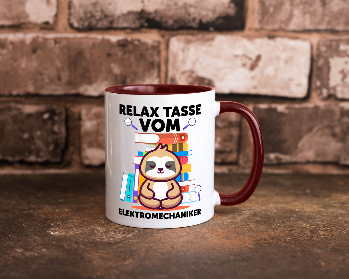 Relax Tasse: Elektromechaniker | Mechaniker Geschenk Humor Geschenkidee