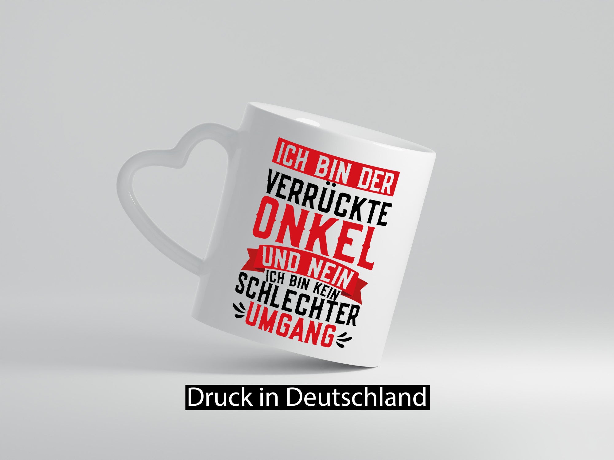 Verrückter Onkel kein schlechter Umgang | Patenonkel v2 Geschenkidee Humor Tasse