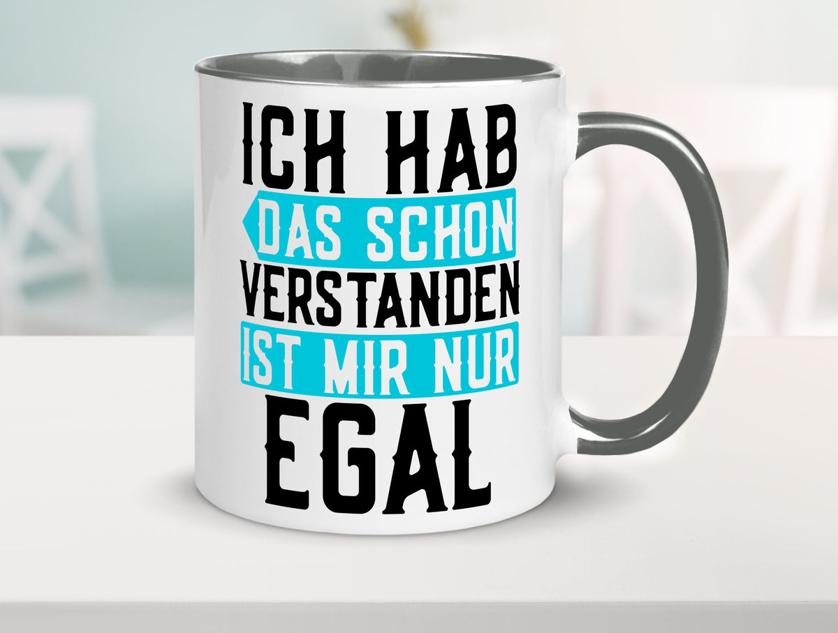Ist mir egal | Protest Teenager Humor Spruch Büro lustig Arbeit Kollegen Tasse