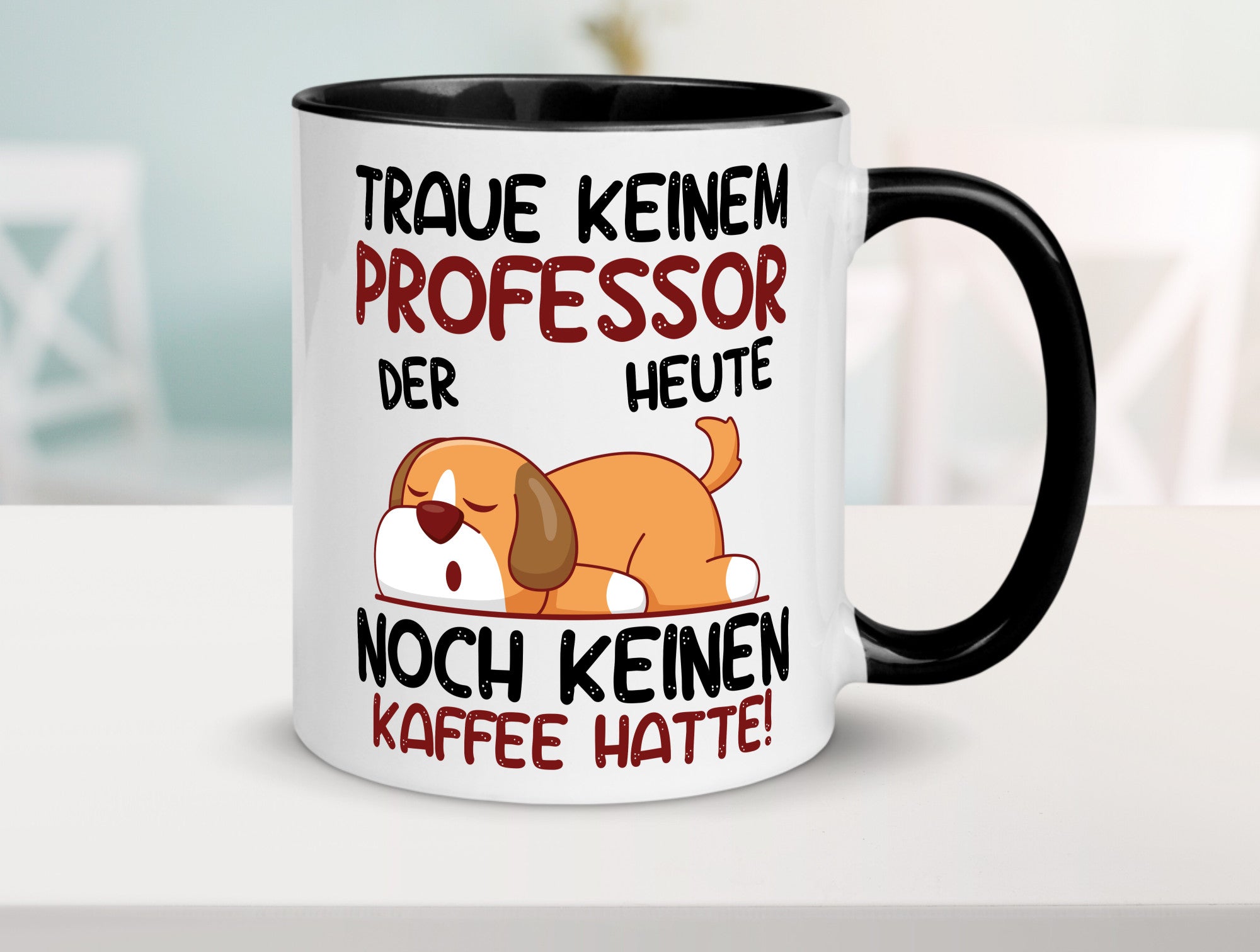 Traue keinem Professor | Uni Universität Geschenkidee Humor Tasse