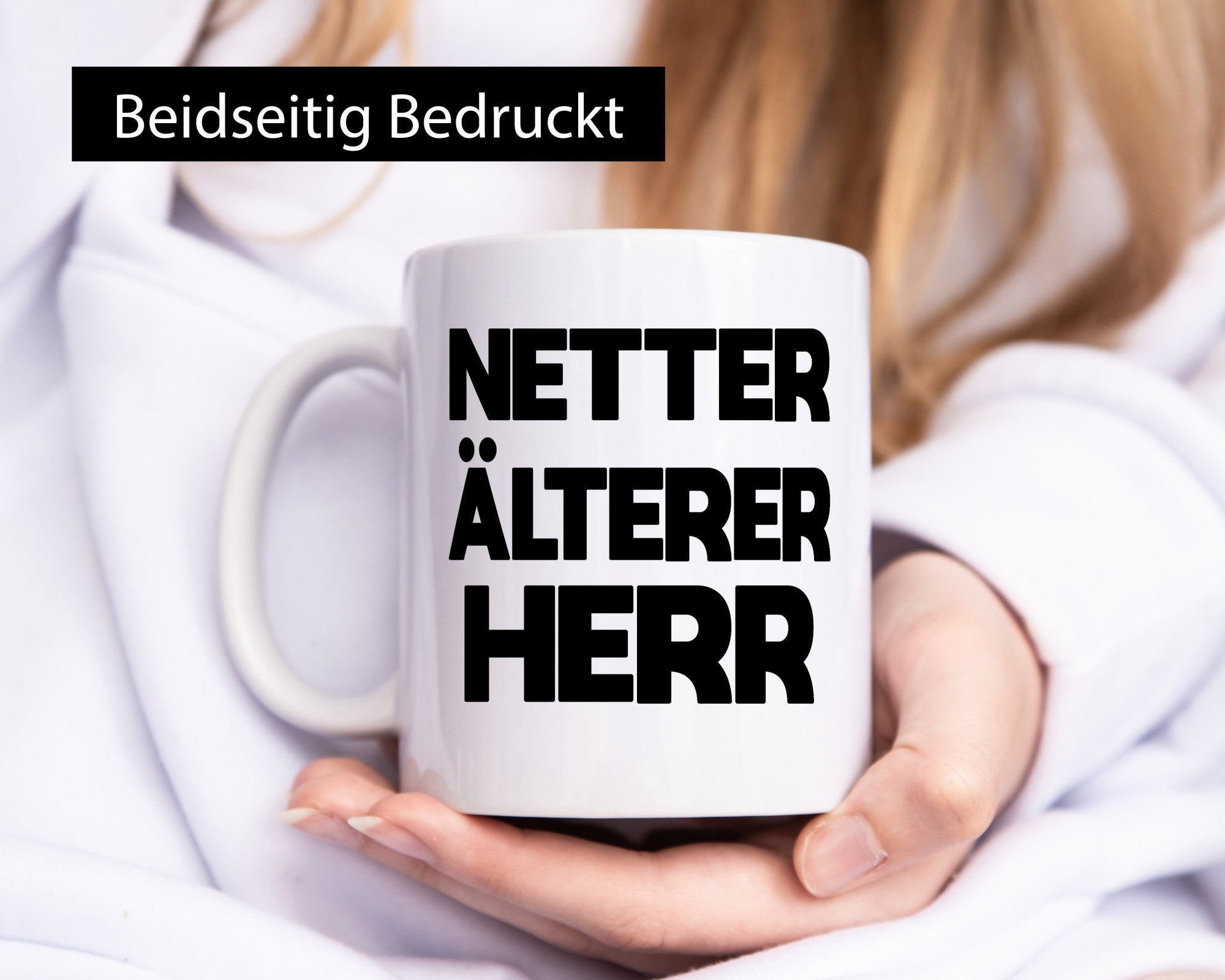 Netter Älterer Herr | Rentner Ruhestand lustig Jubiläum Geschenk Tasse