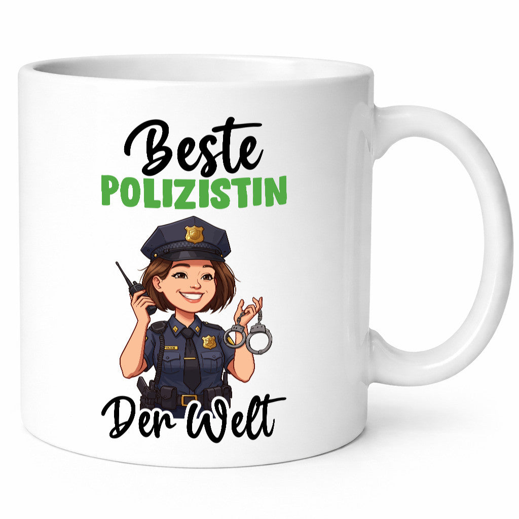 Beste Polizistin | Beruf Polizei v2 Geschenk Arbeit Kollegen Büro lustiger