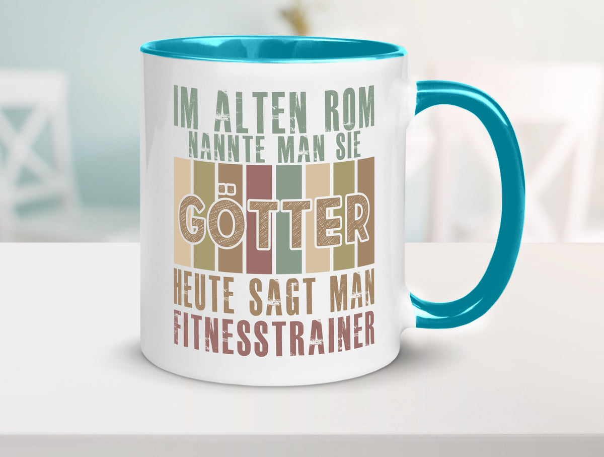 Heute sagt man: Fitnesstrainer | Personal Trainer Geschenkidee Humor Tasse