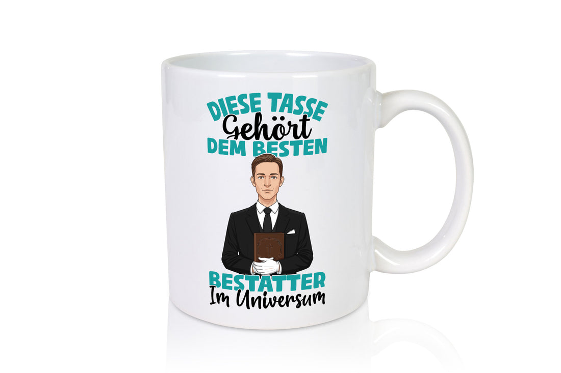 Im Universum: Bestatter | Bestattung Totengräber lustig Humor Geschenkidee