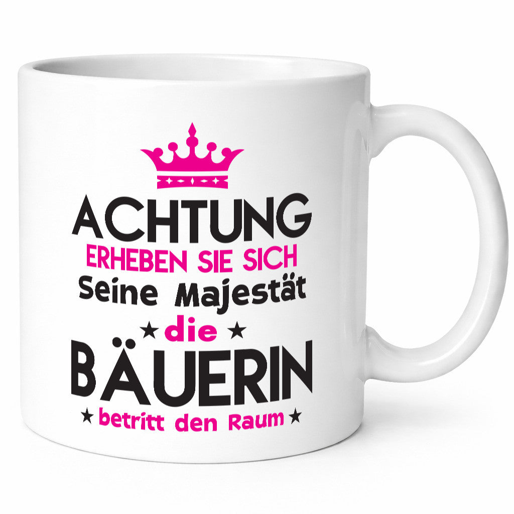 Seine Majestät Bäuerin | Bauernhof Landwirtschaft Geschenkidee Humor Tasse
