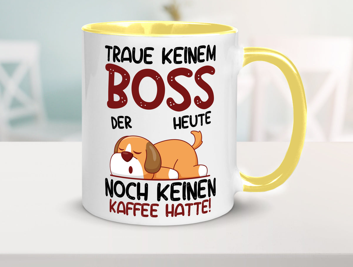 Traue keinem Boss | Führungskraft Vorgesetzter Geschenkidee Humor Tasse