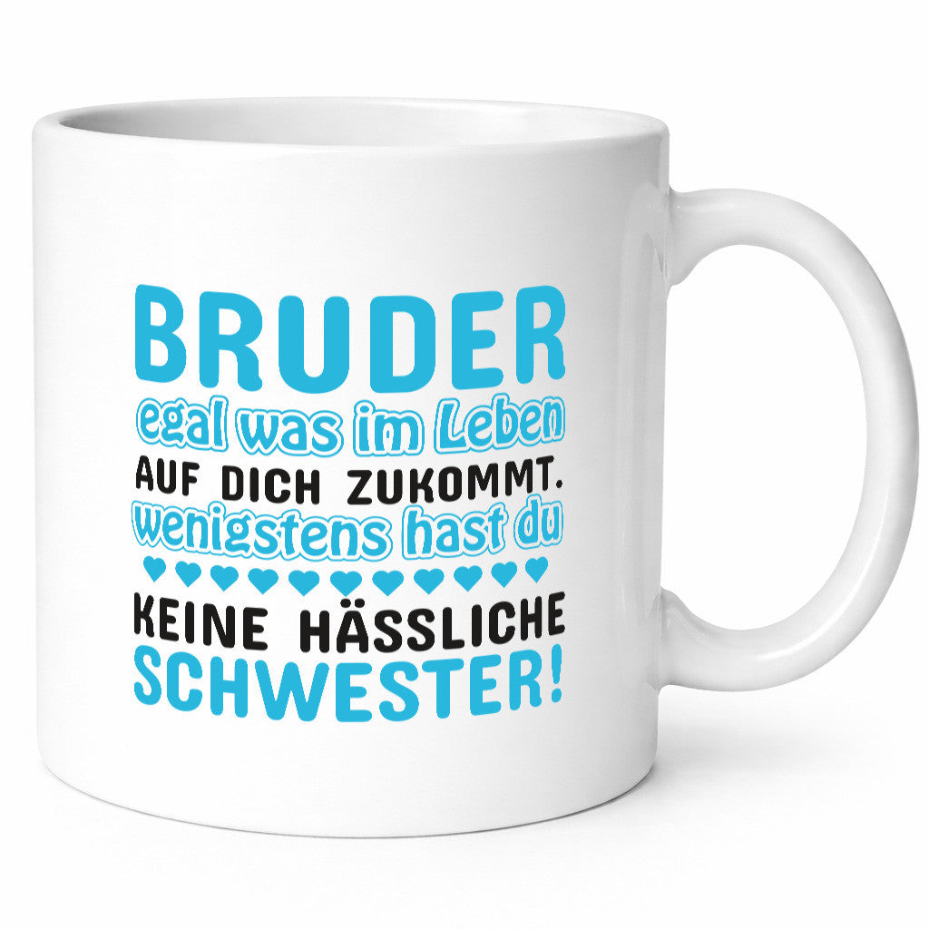Tasse Bruder | Schwester Geschwisterliebe Spruch lustiger Geschenk Humor