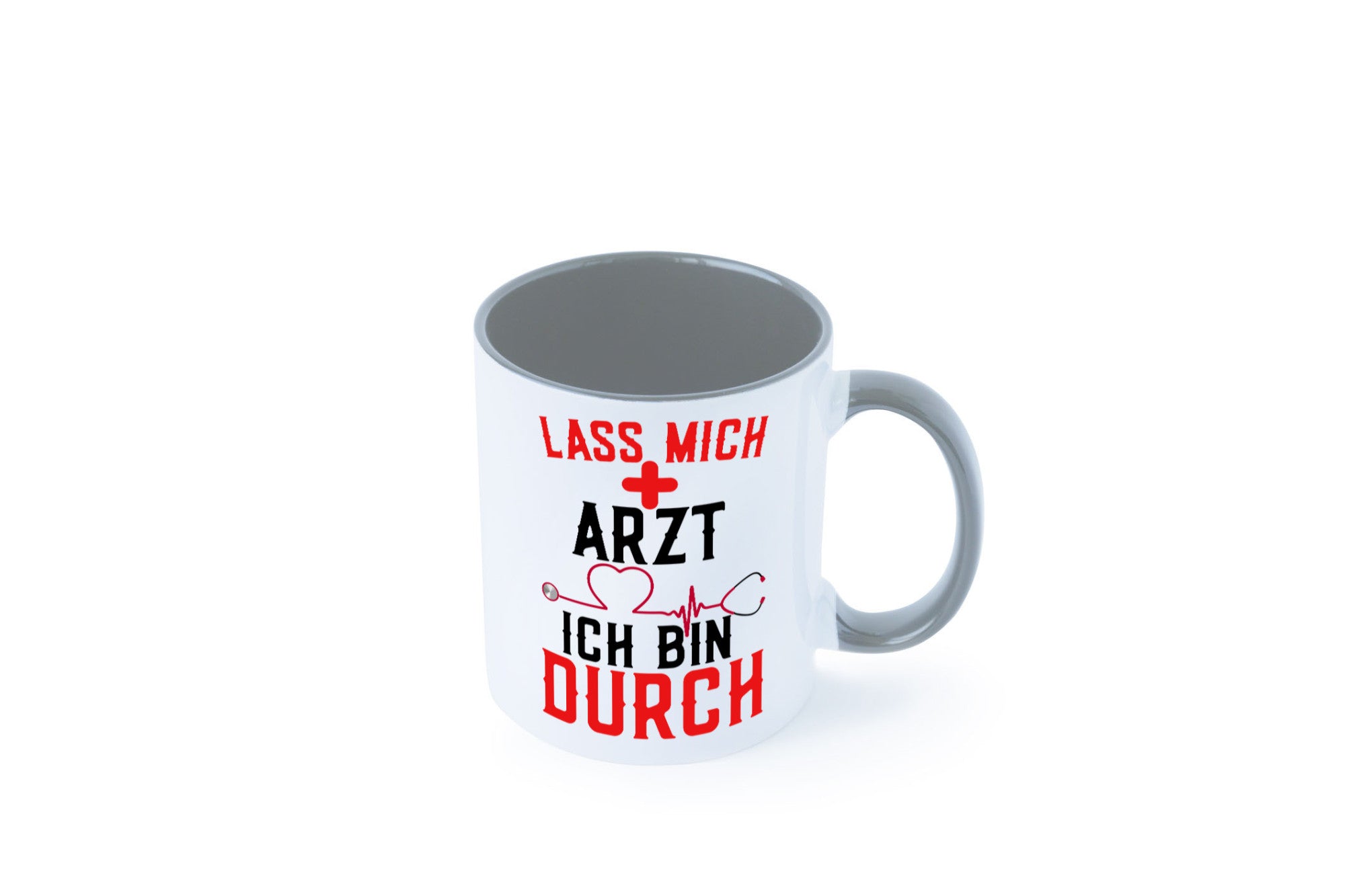 Arzt | Lass mich durch Herz Doktor Krankenhaus Puls Humor Geschenkidee Tasse