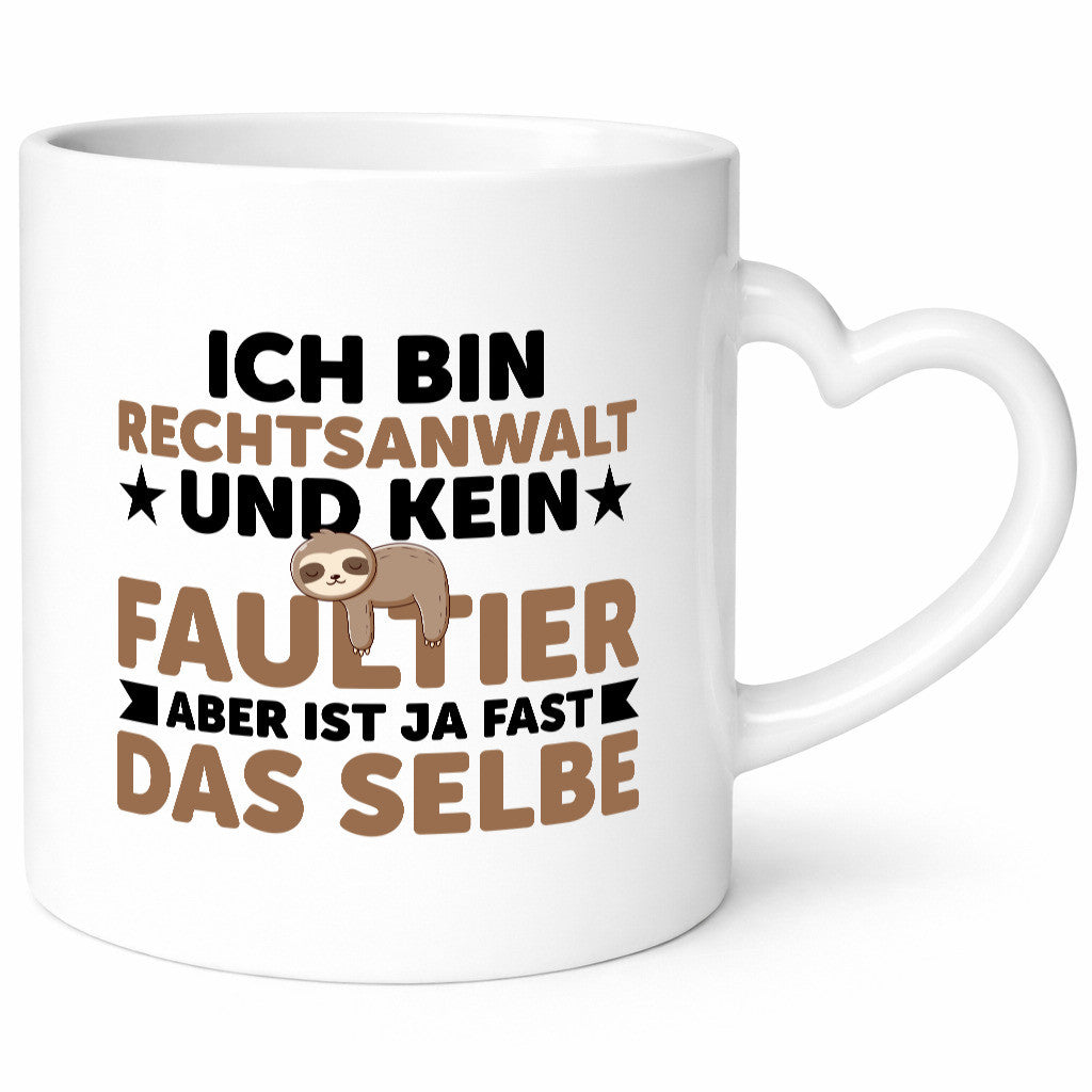 Ich bin kein Faultier: Rechtsanwalt | Anwalt Jurist v2 Geschenkidee