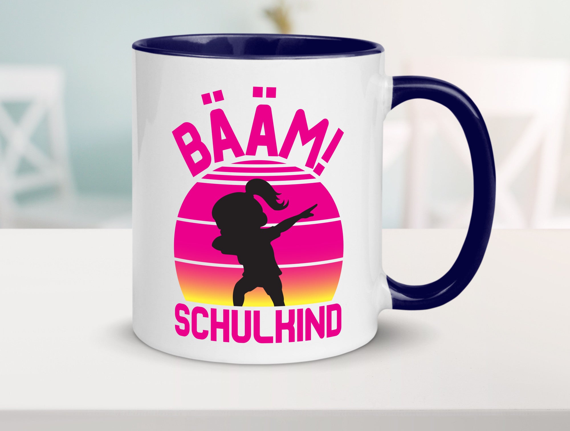 Bääm Schulkind | Einschuldung Schulanfang Geschenkidee Humor Tasse