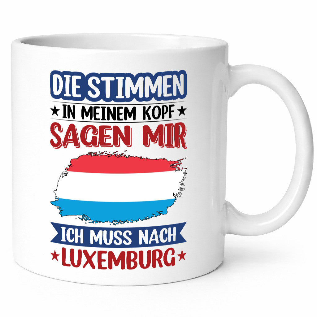 Luxemburg | Urlaub Stimmen in meinem Kopf Traumland lustig Humor Geschenkidee