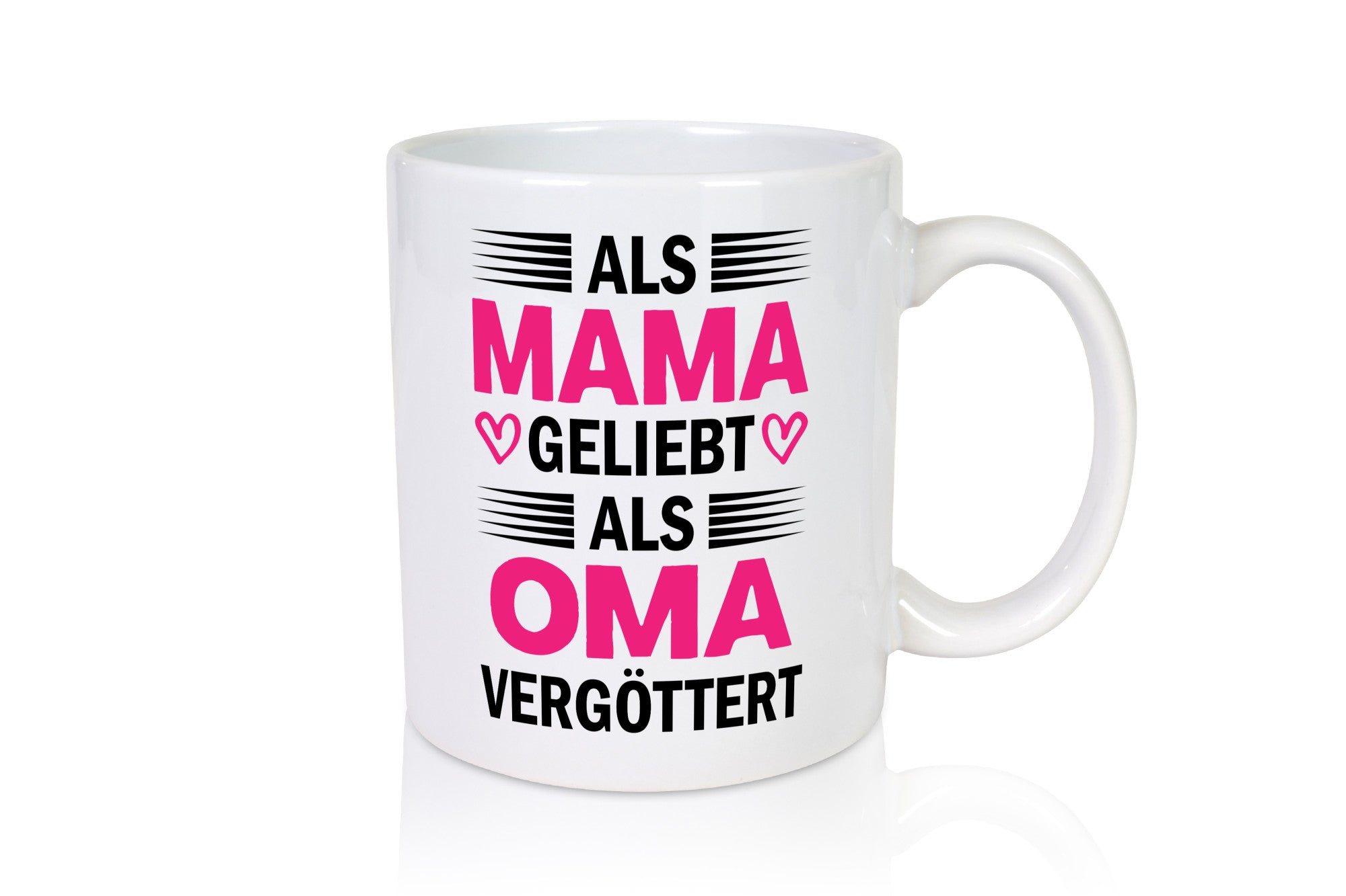 Als oma Vergöttert | Muttertag mama Großmutter Humor Familie Geschenkidee Tasse