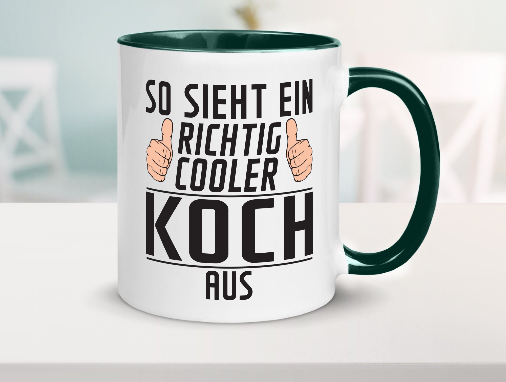Richtig Cooler Koch | Chefkoch Humor Arbeit Kollegen Büro Geschenkidee Tasse