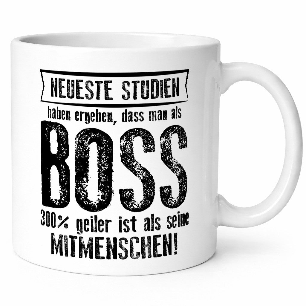 Neuste Studien: Boss | Führungskraft Vorgesetzter lustiger Spruch Geschenk