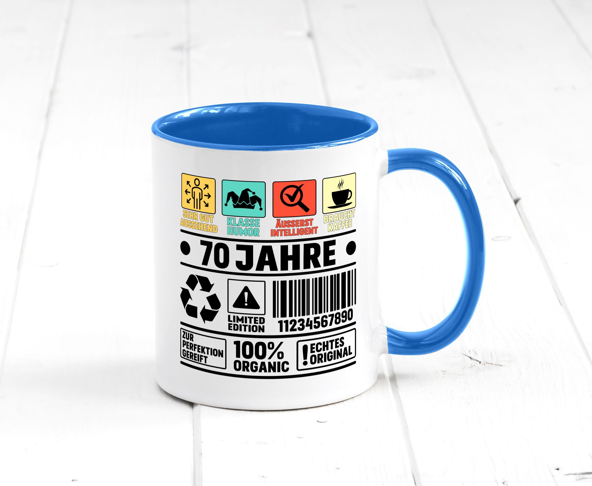 70. Geburtstag | 70 Jahre Humor Limited Edition lustiger Spruch Geschenk