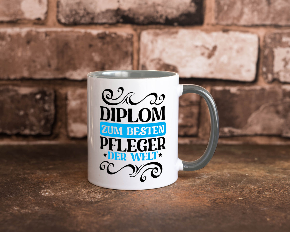 Bester Pfleger der Welt | Altenpfleger Pflegekraft lustig Humor Geschenkidee Tasse
