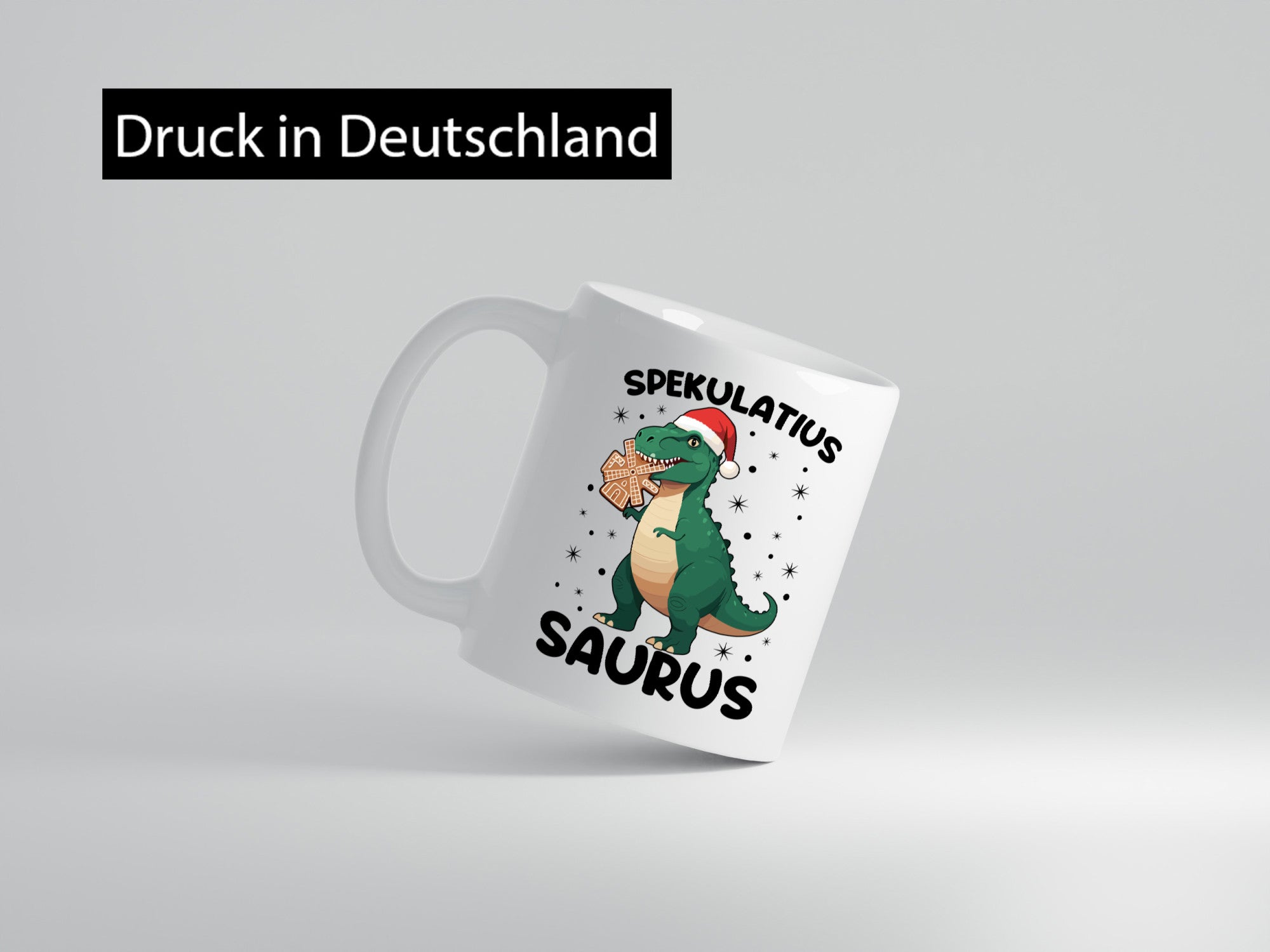 Spekulatius Saurus | Dinosaurier Weihnachten Humor Geschenkidee Tasse