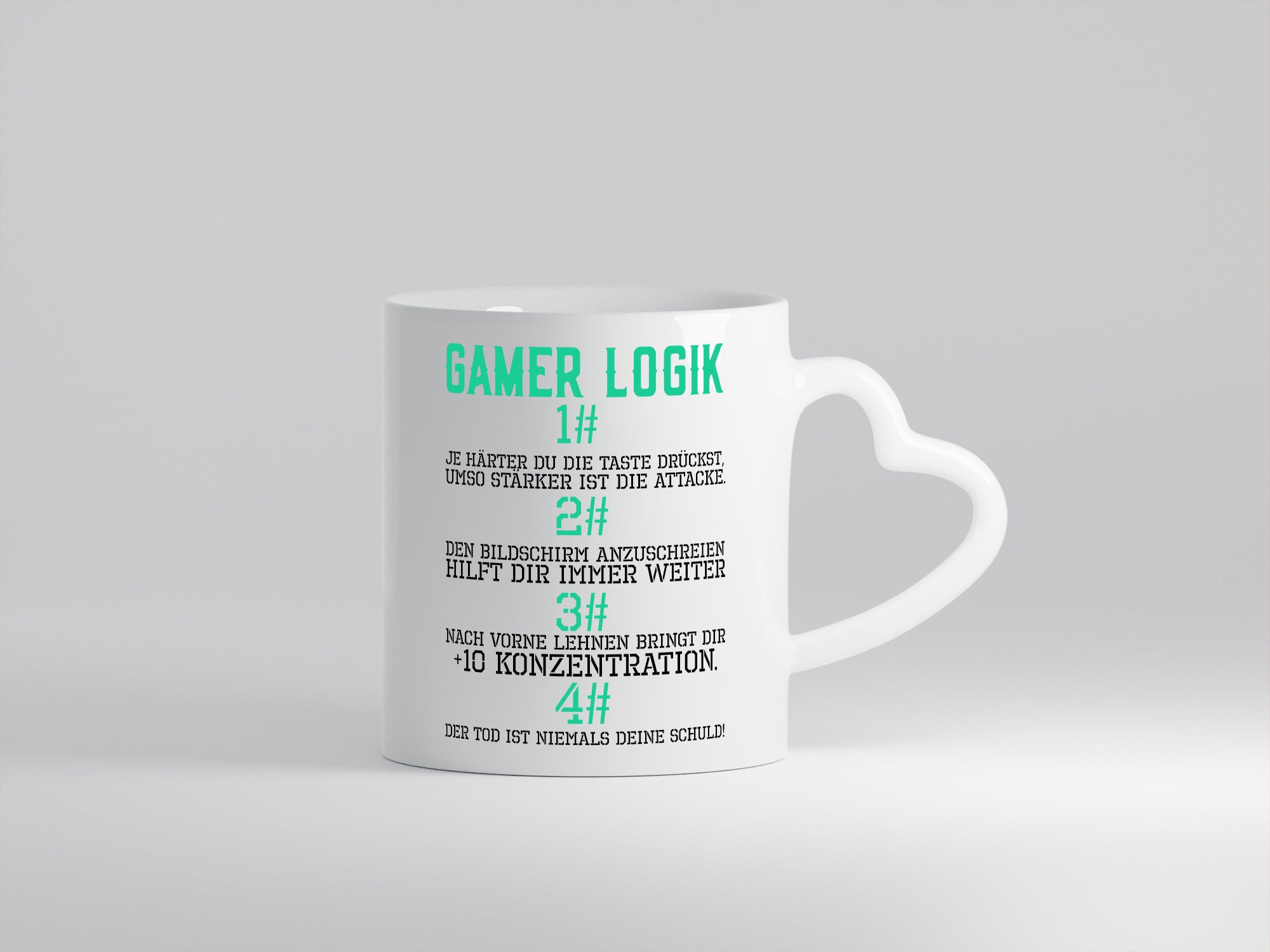 Gamer Logik | Gaming Regeln Zocker PC Nerd Freunde Humor Geschenkidee Tasse