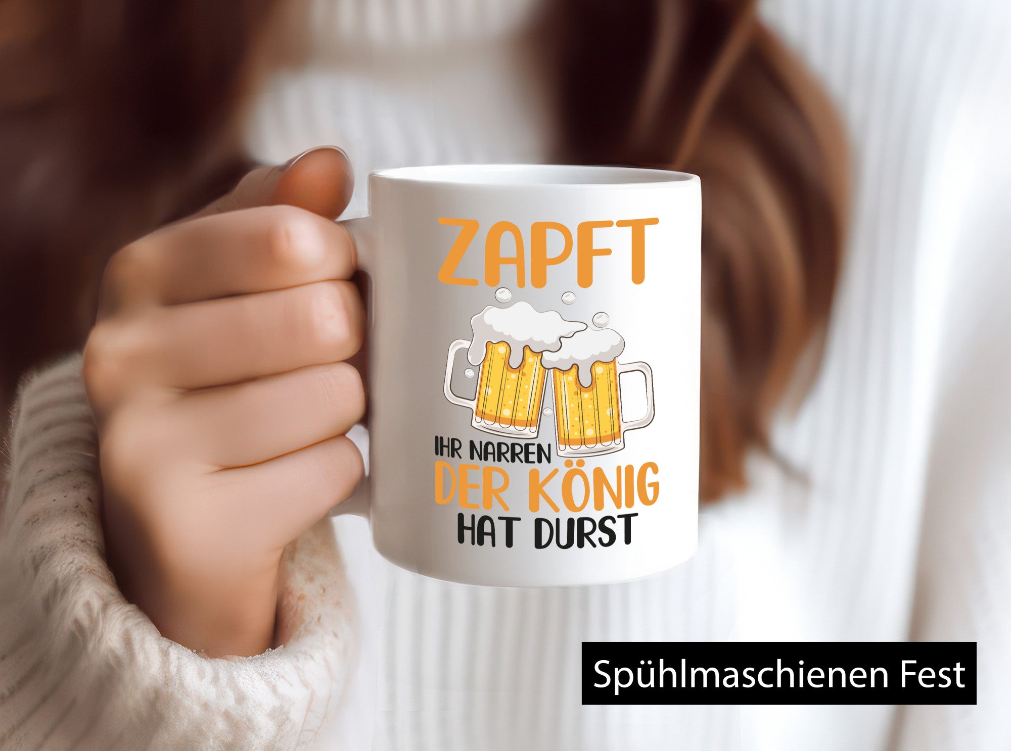 Zapft ihr Narren | König Biertrinker Bier Pils Party Geschenkidee Humor Tasse