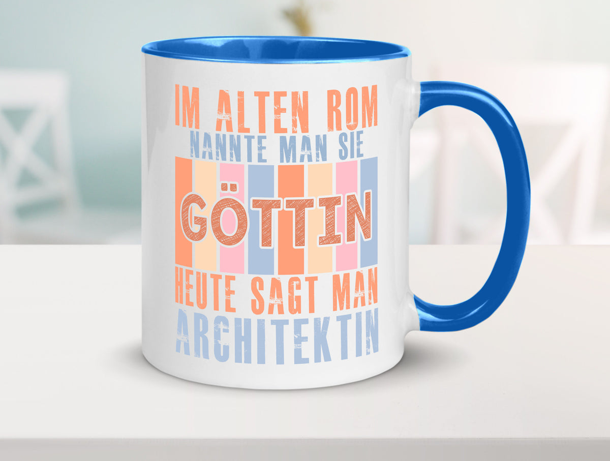 Heute sagt man: Architektin | Architektur Büro lustiger Spruch Geschenk Arbeit Tasse