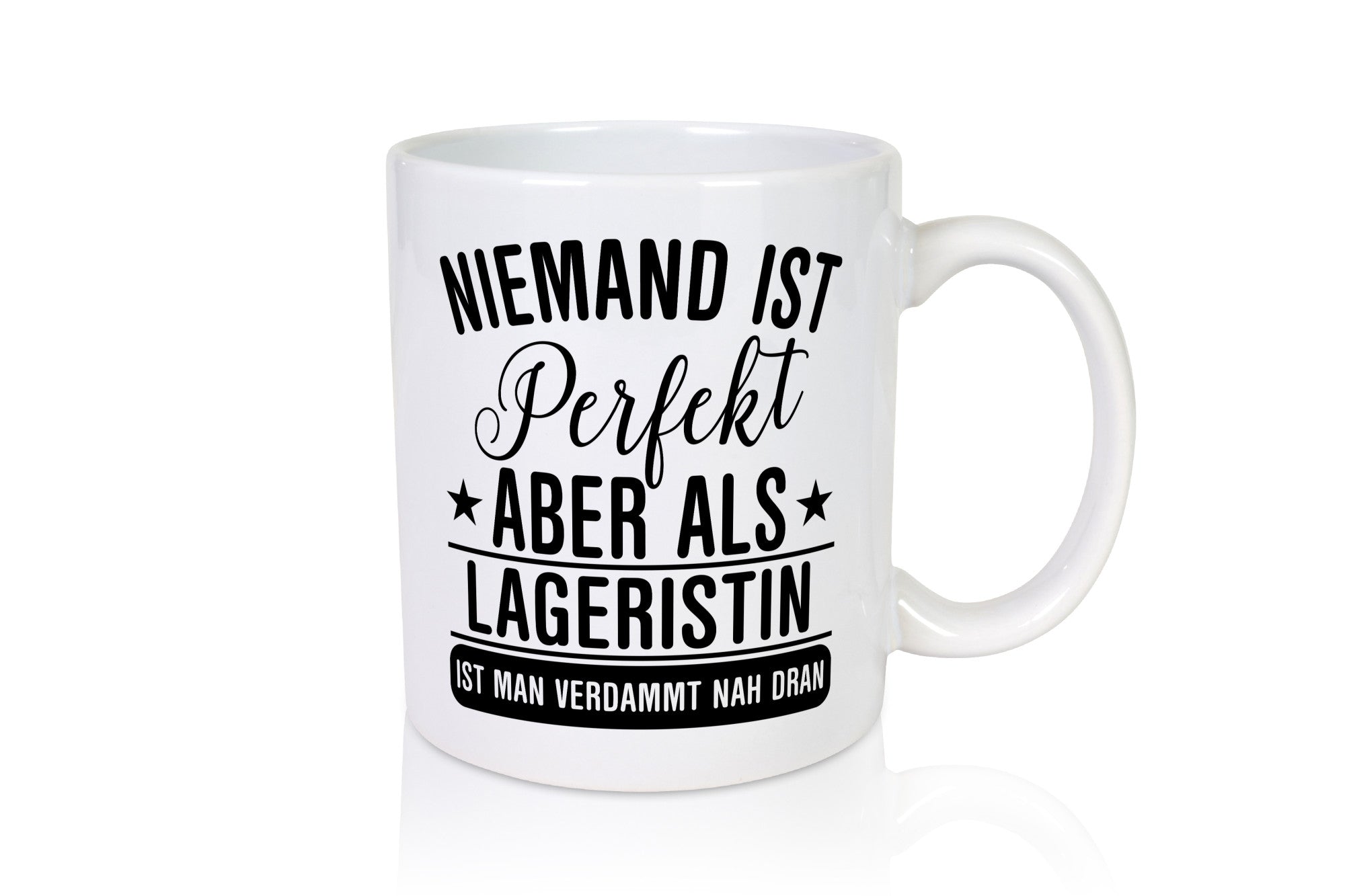 Verdammt nah dran: Lageristin | Beruf Lager Arbeiterin Humor Arbeit Kollegen