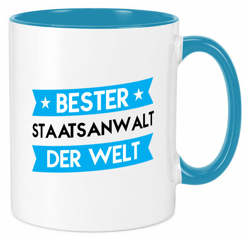 Bester Staatsanwalt | Anwalt Jurist lustig Humor Geschenkidee Geschenk Tasse