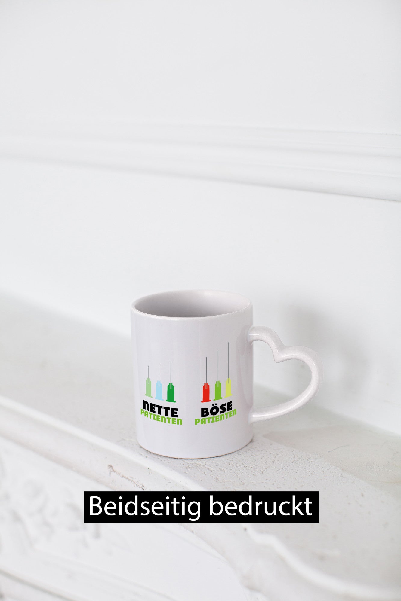Nette und böse Patienten | Spritze Nadel Arzt Doktor Geschenkidee Humor Tasse