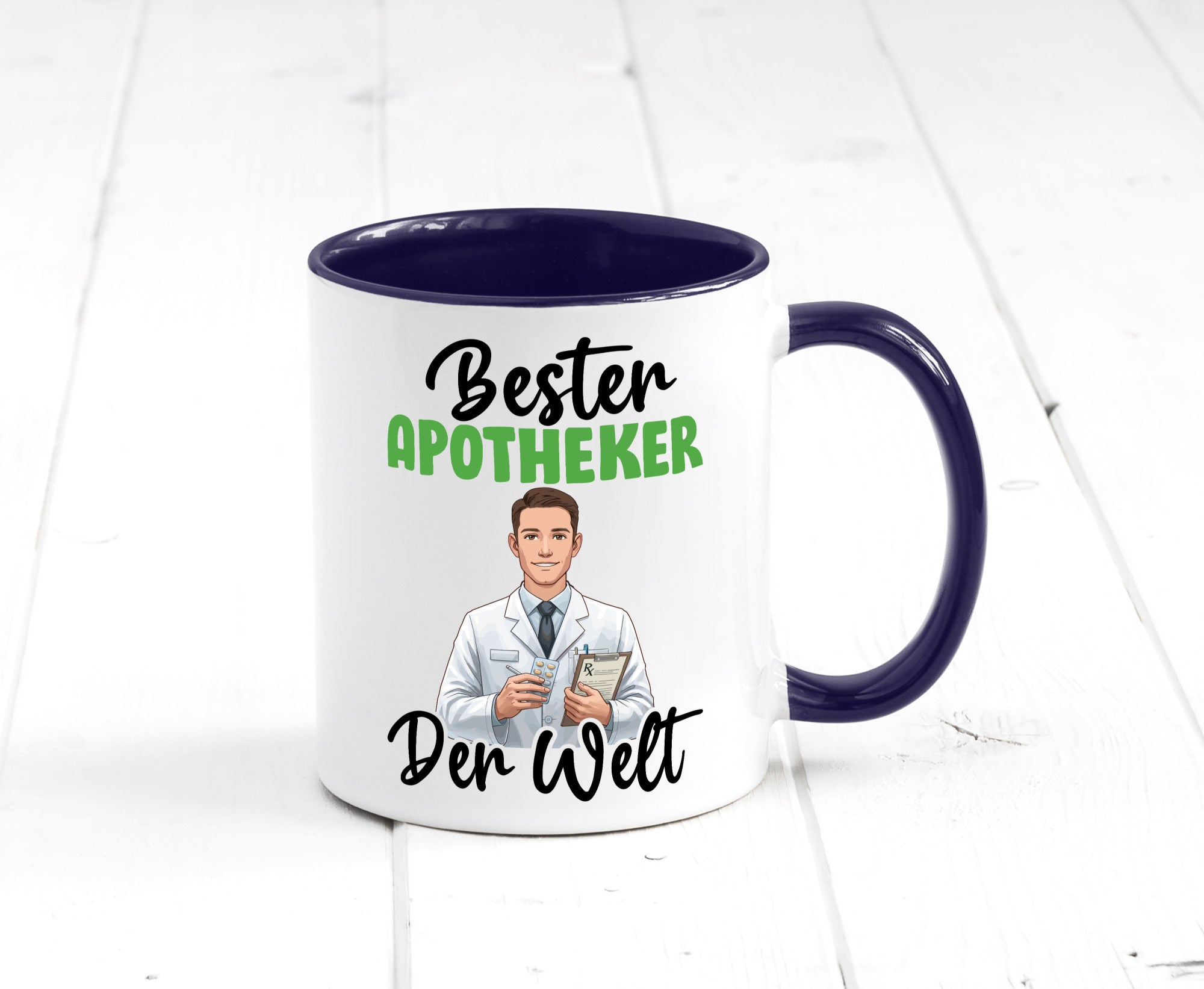Bester Apotheker | Apotheke Pharmazie v2 Humor Geschenkidee Tasse