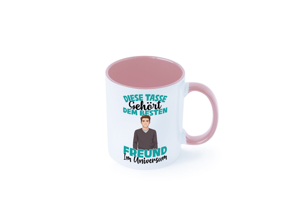 Im Universum: Freund | Beziehung Partner Liebe Geschenk Humor Geschenkidee Tasse