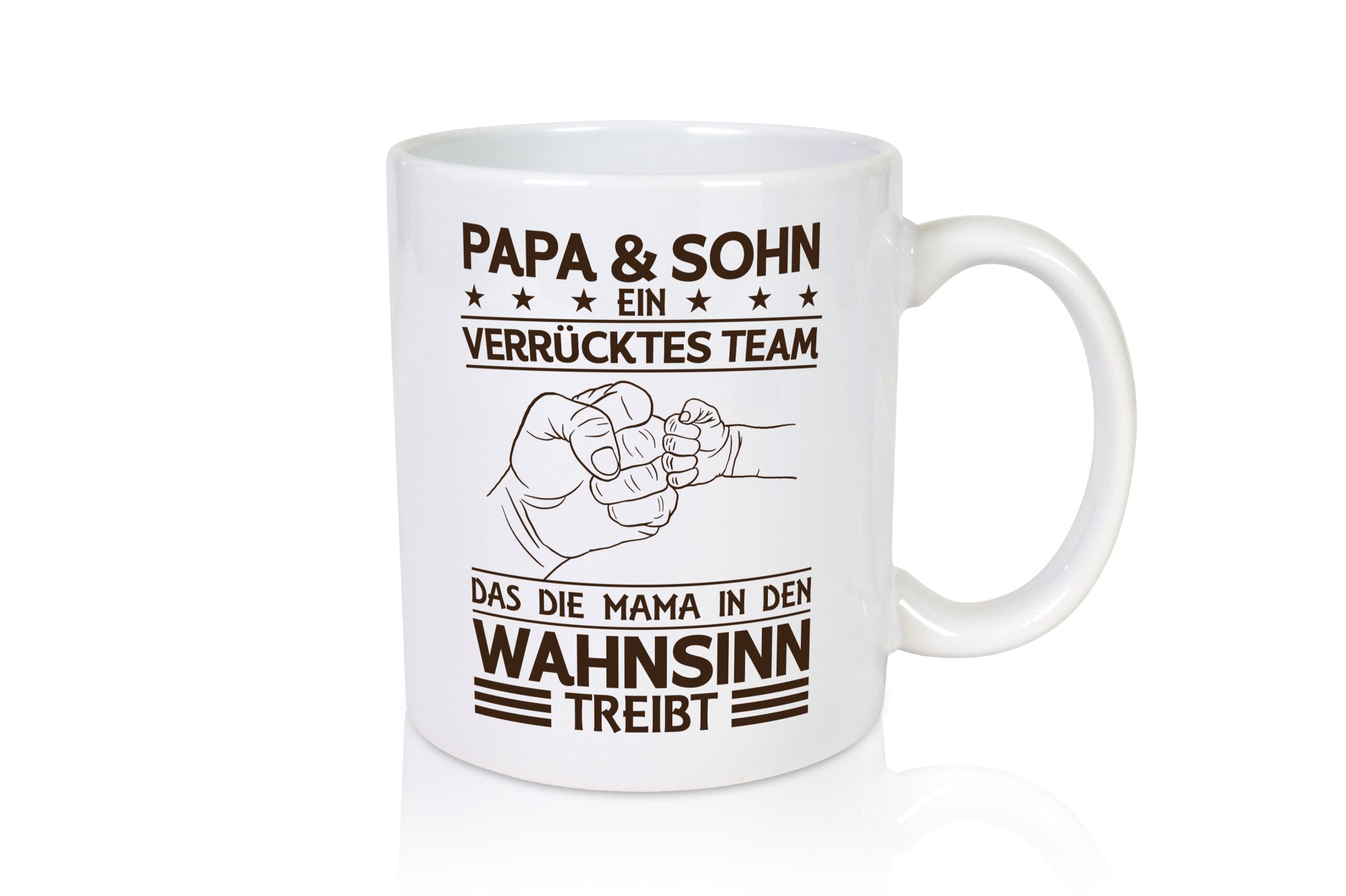 Papa und Sohn treiben Mama in den Wahnsinn | Fäuste Geschenkidee Familie Humor