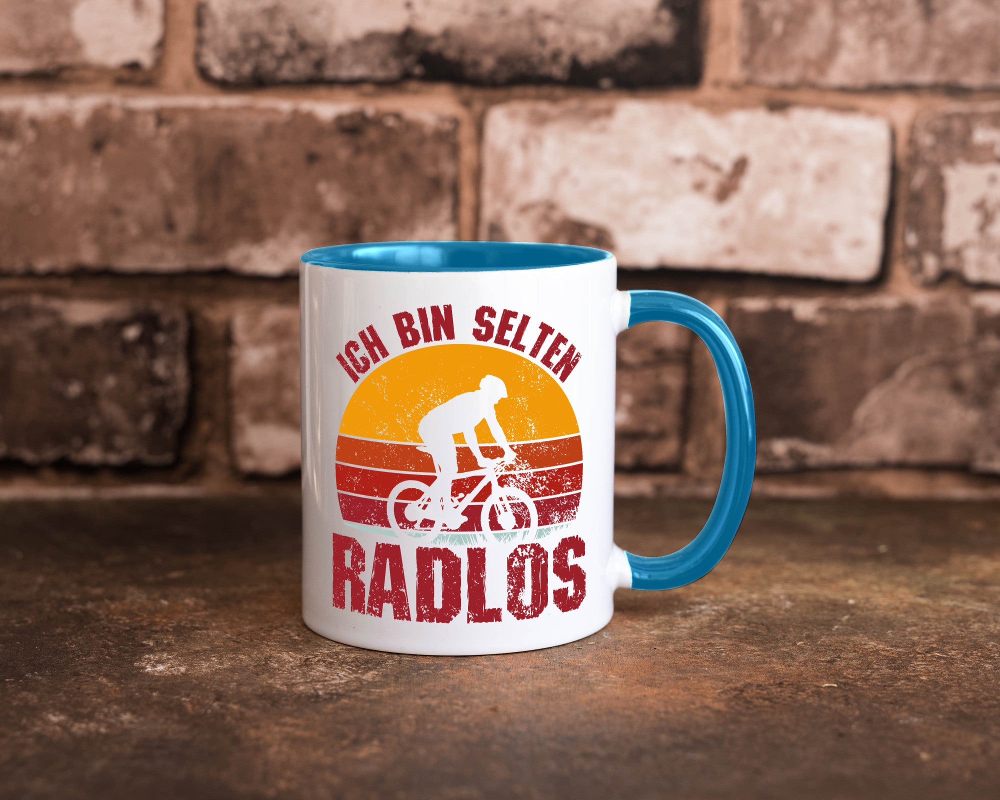 Ich bin Selten Radlos | Radfahrer Mountainbike Humor Geschenkidee Tasse