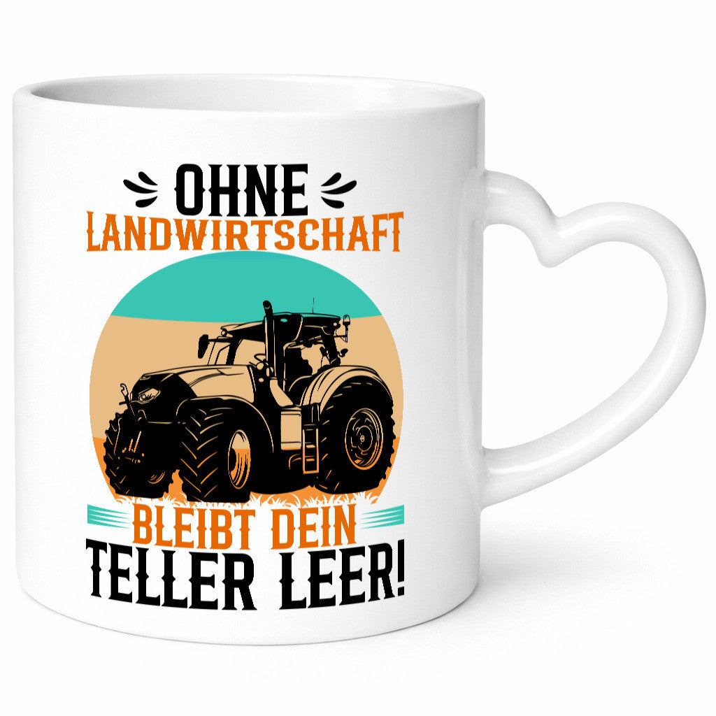 Dein Teller bleibt leer | landwirt Bauer Traktor lustiger Spruch Geschenk Humor
