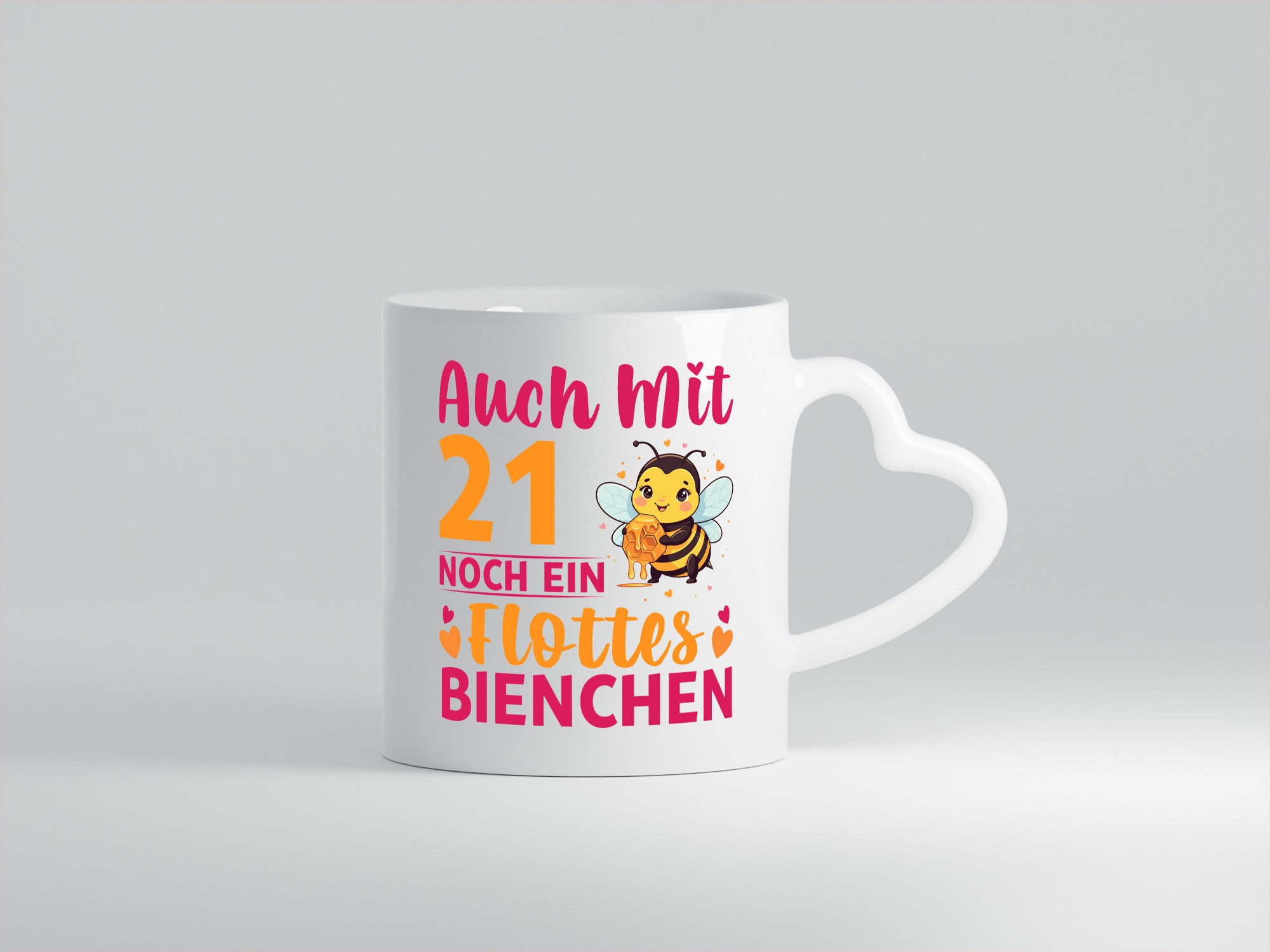21. Geburtstag | Flottes Bienchen 21 Jahre Geschenkidee Humor Tasse